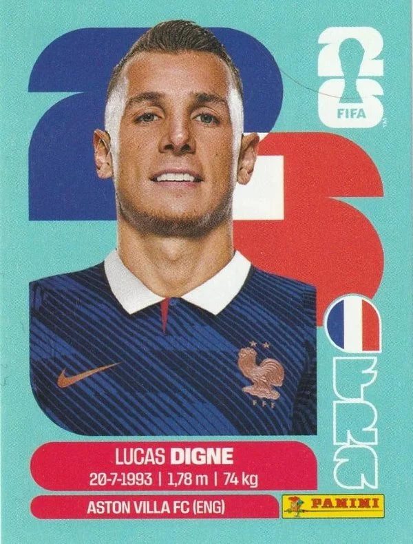 Panini FIFA World Cup 2026 Sticker FRA 8 Lucas Digne International Edition