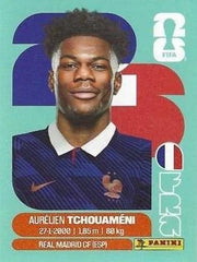 Panini FIFA World Cup 2026 Sticker FRA 9 Aurélien Tchouaméni International Edition