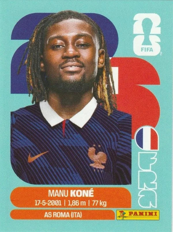 Panini FIFA World Cup 2026 Sticker FRA 11 Manu Kone International Edition