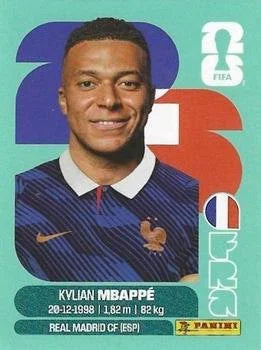 Panini FIFA World Cup 2026 Sticker FRA 20 Kylian Mbappe International Edition