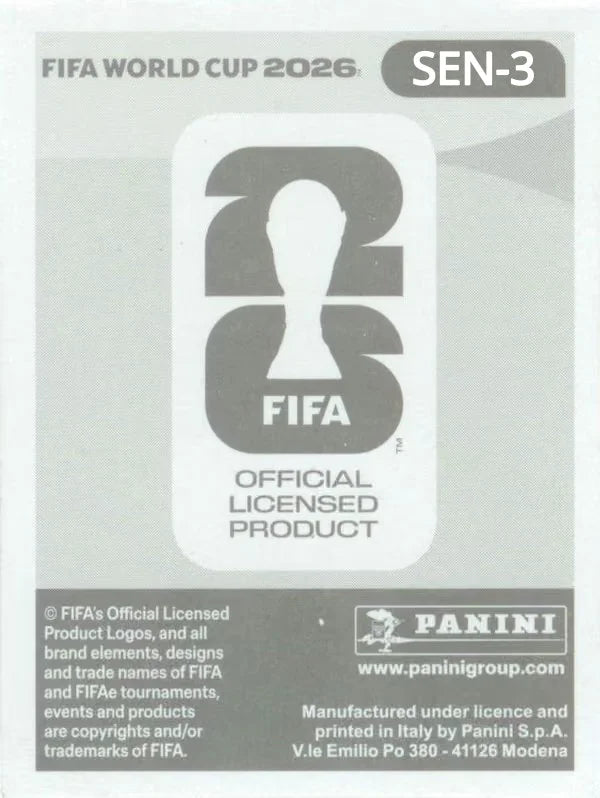 Panini FIFA World Cup 2026 Sticker SEN 3 Yehvann Diouf International Edition