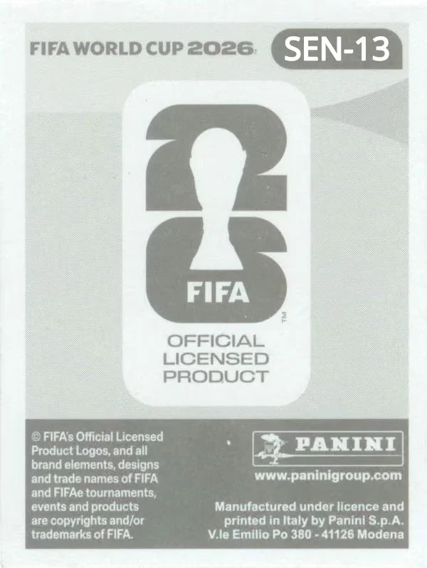 Panini FIFA World Cup 2026 Sticker SEN 13 We Are Senegal Team Photo International Edition