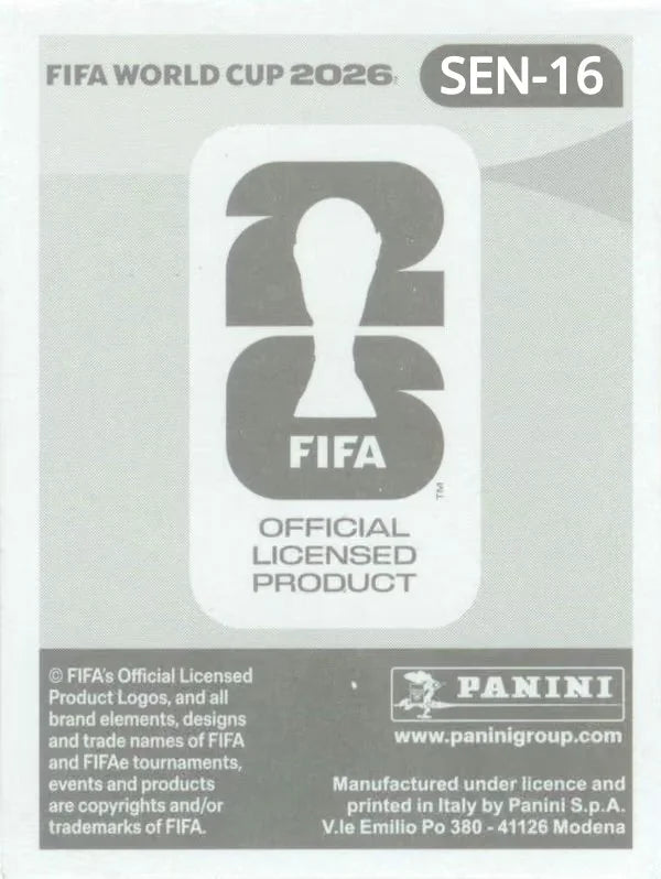 Panini FIFA World Cup 2026 Sticker SEN 16 Ismaïla Sarr International Edition