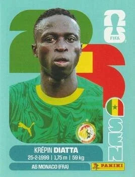 Panini FIFA World Cup 2026 Sticker SEN 20 Krepin Diatta International Edition