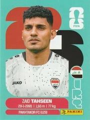 Panini FIFA World Cup 2026 Sticker IRQ 7 Zaid Tahseen International Edition