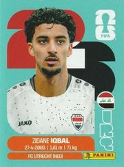 Panini FIFA World Cup 2026 Sticker IRQ 9 Zidane Iqbal International Edition