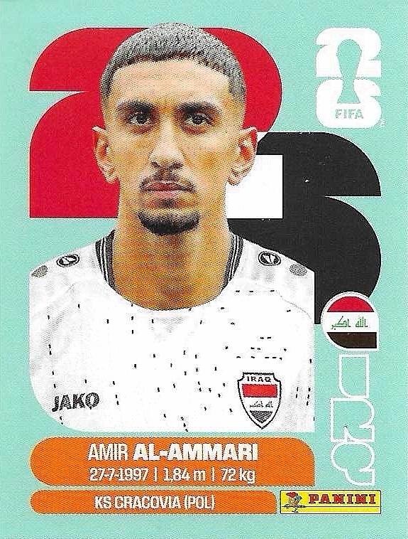 Panini FIFA World Cup 2026 Sticker IRQ 10 Amir Al-Ammari International Edition