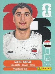 Panini FIFA World Cup 2026 Sticker IRQ 16 Marko Farji International Edition