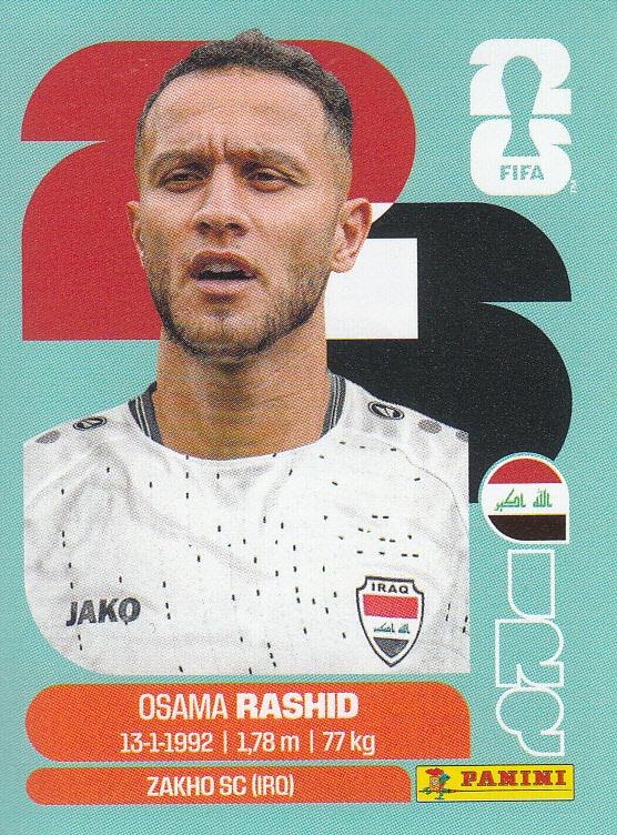 Panini FIFA World Cup 2026 Sticker IRQ 17 Osama Rashid International Edition