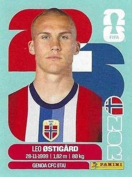 Panini FIFA World Cup 2026 Sticker NOR 4 Leo Ostigård International Edition