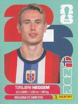 Panini FIFA World Cup 2026 Sticker NOR 8 Torbjørn Heggem International Edition