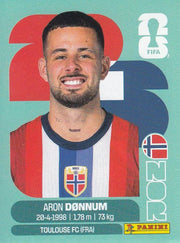 Panini FIFA World Cup 2026 Sticker NOR 17 Aron Dønnum International Edition