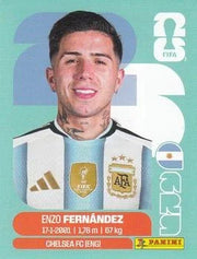 Panini FIFA World Cup 2026 Sticker ARG 8 Enzo Fernandez International Edition