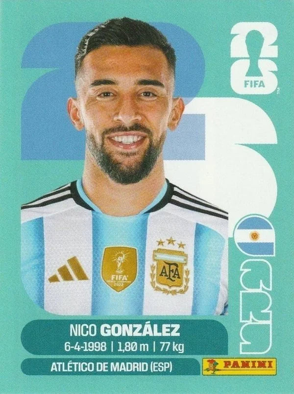 Panini FIFA World Cup 2026 Sticker ARG 16 Nico Gonzalez International Edition
