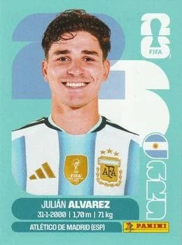 Panini FIFA World Cup 2026 Sticker ARG 19 Julian Alvarez International Edition