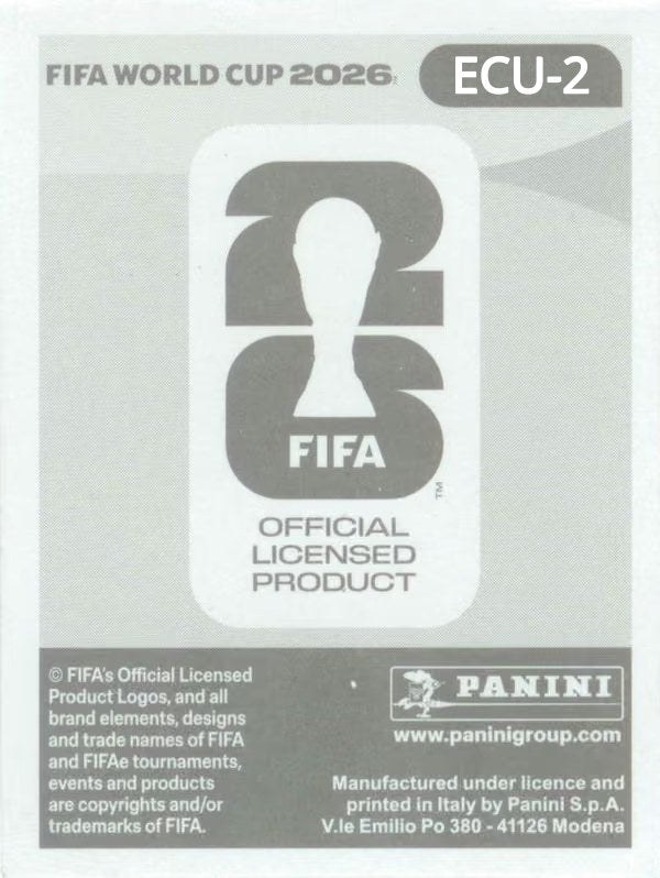 Panini FIFA World Cup 2026 Sticker ECU 2 Hernán Galíndez International Edition