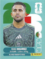 Panini FIFA World Cup 2026 Sticker ALG 15 Riyad Mahrez International Edition