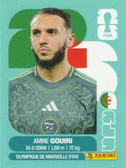 Panini FIFA World Cup 2026 Sticker ALG 18 Amine Gouiri International Edition