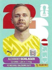 Panini FIFA World Cup 2026 Sticker AUT 2 Alexander Schlager International Edition