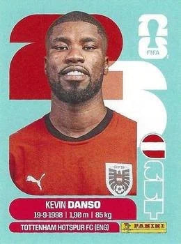 Panini FIFA World Cup 2026 Sticker AUT 5 Kevin Danso International Edition