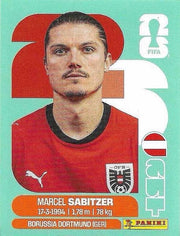 Panini FIFA World Cup 2026 Sticker AUT 11 Marcel Sabitzer International Edition