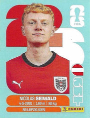 Panini FIFA World Cup 2026 Sticker AUT 15 Nicolas Seiwald International Edition