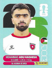 Panini FIFA World Cup 2026 Sticker JOR 4 Mohammad Abu Hashish International Edition