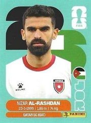Panini FIFA World Cup 2026 Sticker JOR 10 Nizar Al-Rashdan International Edition