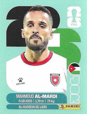 Panini FIFA World Cup 2026 Sticker JOR 17 Mahmoud Al-Mardi International Edition