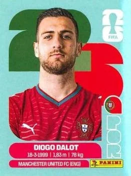 Panini FIFA World Cup 2026 Sticker POR 6 Diogo Dalot International Edition