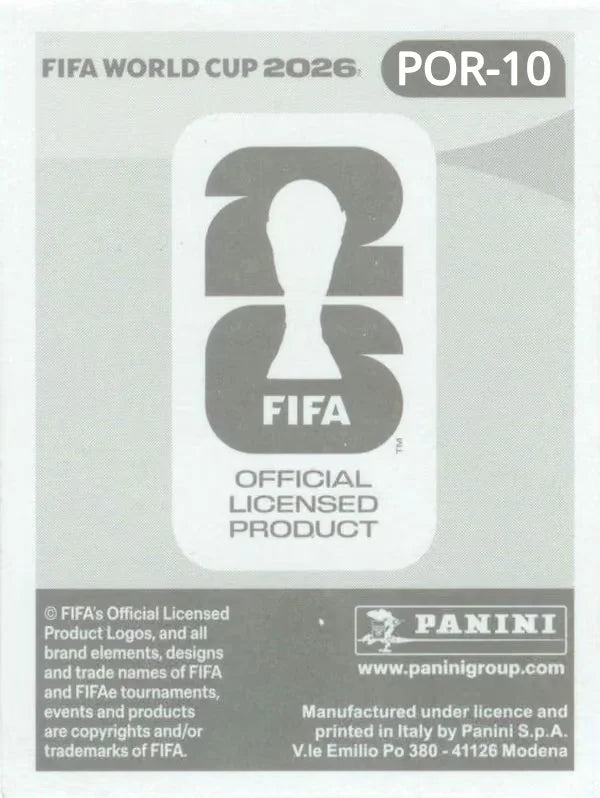 Panini FIFA World Cup 2026 Sticker POR 10 Bruno Fernandes International Edition