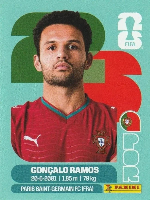 Panini FIFA World Cup 2026 Sticker POR 18 Gonçalo Ramos International Edition