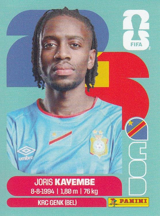 Panini FIFA World Cup 2026 Sticker COD 7 Joris Kayembe International Edition