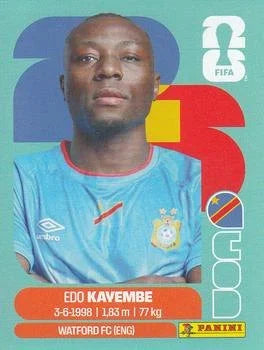 Panini FIFA World Cup 2026 Sticker COD 10 Edo Kayembe International Edition