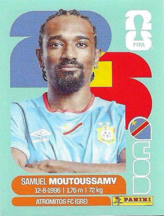 Panini FIFA World Cup 2026 Sticker COD 11 Samuel Moutoussamy International Edition