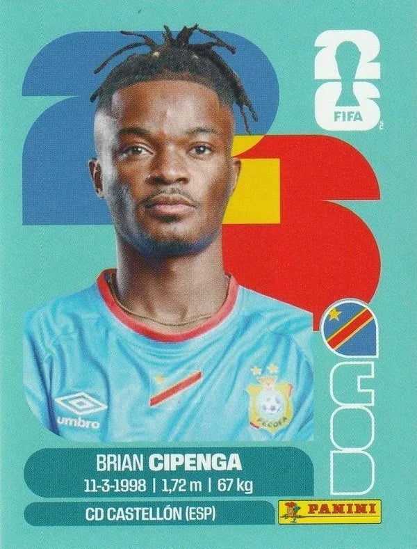 Panini FIFA World Cup 2026 Sticker COD 17 Brian Cipenga International Edition
