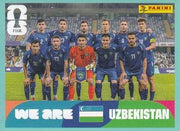 Panini FIFA World Cup 2026 Sticker UZB 13 We Are Uzbekistan Team Photo International Edition