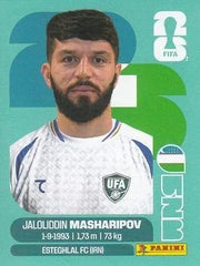 Panini FIFA World Cup 2026 Sticker UZB 18 Jaloliddin Masharipov International Edition