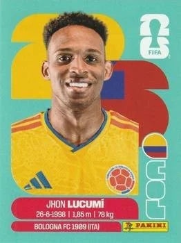 Panini FIFA World Cup 2026 Sticker COL 8 Jhon Lucumí International Edition