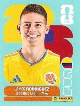 Panini FIFA World Cup 2026 Sticker COL 14 James Rodriguez International Edition
