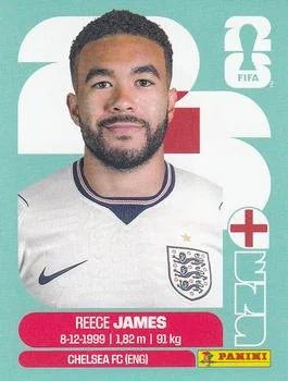 Panini FIFA World Cup 2026 Sticker ENG 7 Reece James International Edition