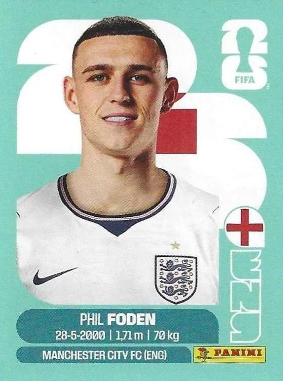 Panini FIFA World Cup 2026 Sticker ENG 16 Phil Foden International Edition