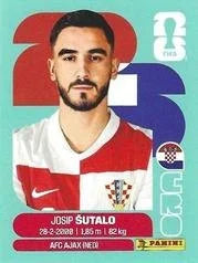 Panini FIFA World Cup 2026 Sticker CRO 7 Josip Sutalo International Edition