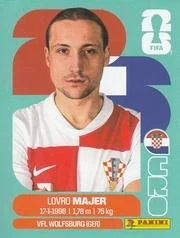 Panini FIFA World Cup 2026 Sticker CRO 12 Lovro Majer International Edition