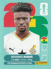Panini FIFA World Cup 2026 Sticker GHA 14 Mohammed Kudus International Edition