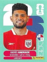 Panini FIFA World Cup 2026 Sticker PAN 5 Andres Andrade International Edition