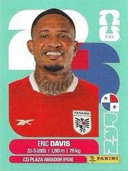 Panini FIFA World Cup 2026 Sticker PAN 7 Eric Davis International Edition