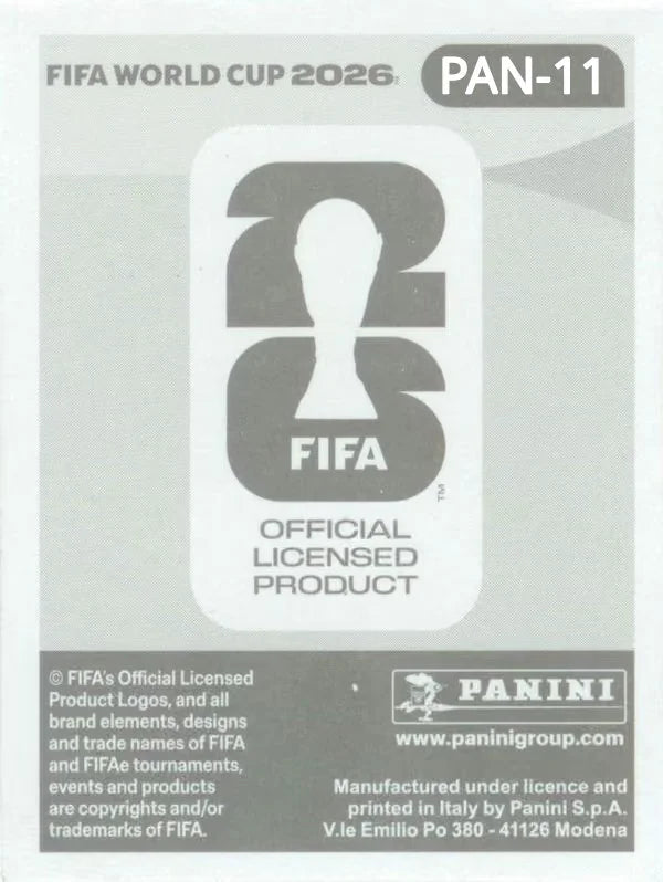 Panini FIFA World Cup 2026 Sticker PAN 11 Aníbal Godoy International Edition