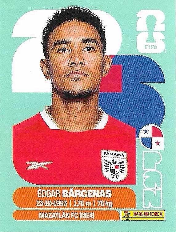Panini FIFA World Cup 2026 Sticker PAN 14 Édgar Bárcenas International Edition