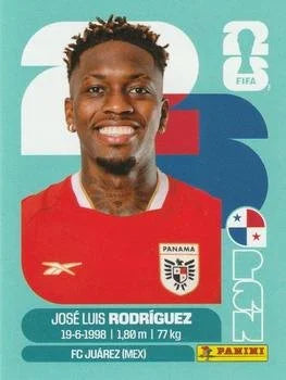 Panini FIFA World Cup 2026 Sticker PAN 19 Jose Luiz Rodriguez International Edition